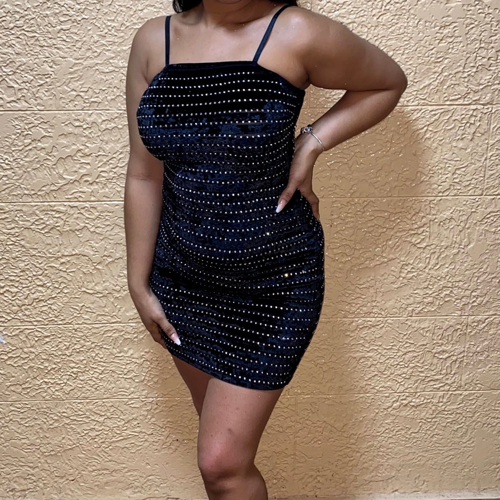 Banjul rhinestone dress